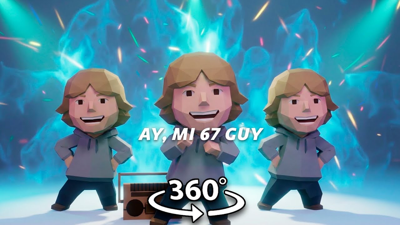 Ay, mi 67 Guy, 67, Six Seven (TikTok) Official Remix Video | MONTAGEM MIAU Letra (Meme) 360° VR