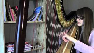 I Can't Help Falling In Love With You - Harp Cover + SHEET MUSIC