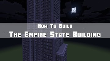 Minecraft: How To Build The Empire State Building (Skyscraper) Part 3 - Lower/Middle Section