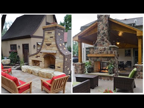 Garden and backyard ideas: 80 fireplaces, grills, BBQ outdoor use!