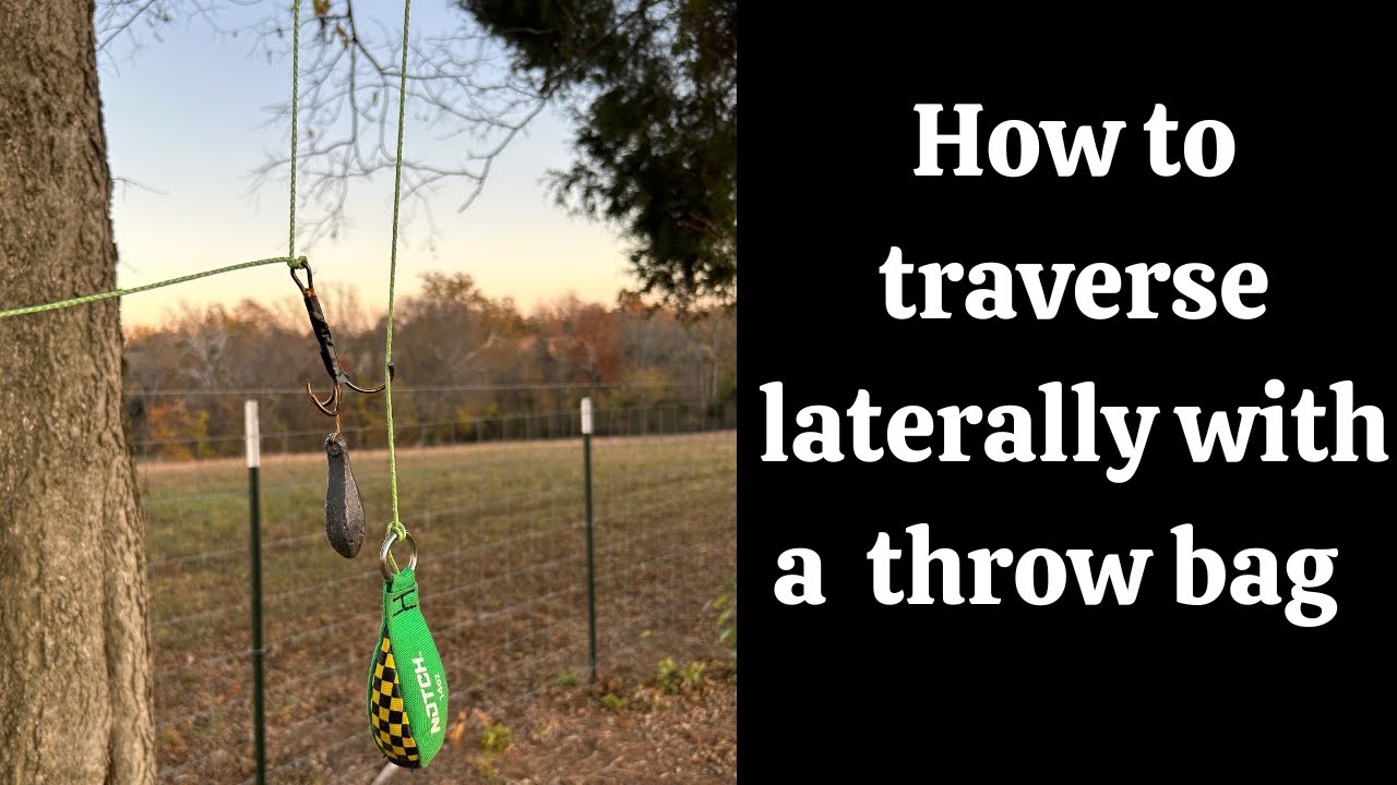 How to get your throw bag (and rope) side to side YouTube