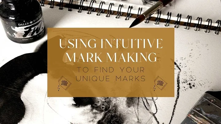Use intuitive mark-making as part of your daily sk...