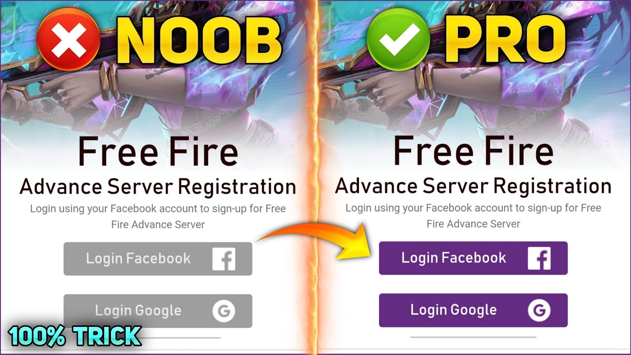 How To Register in Free Fire Advance Server