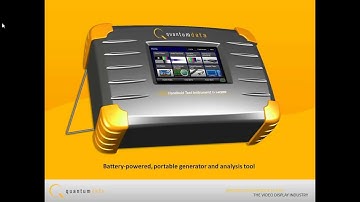 Testing the EDID of a Display Device with Quantum Data 780 Handheld Test Instrument