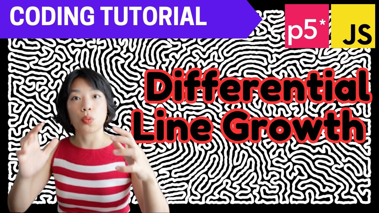 p5.js Coding Tutorial | Differential Line Growth - YouTube