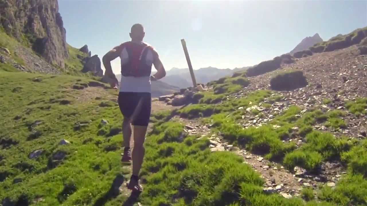 Montée du col d'Aubisque en courant et descente en trail par le col de Tortes.