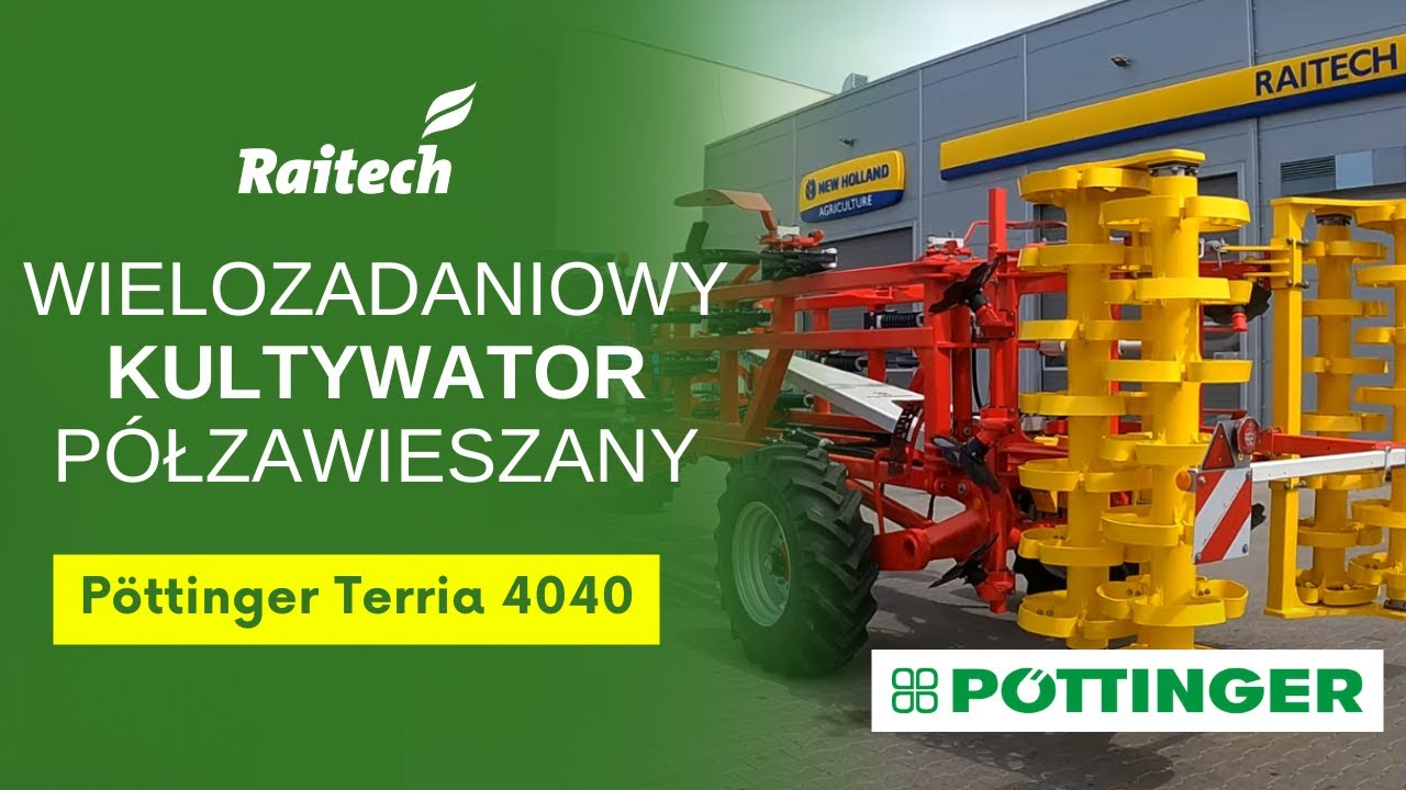 Kultywator do pracy w każdych warunkach – Pöttinger Terria 4040