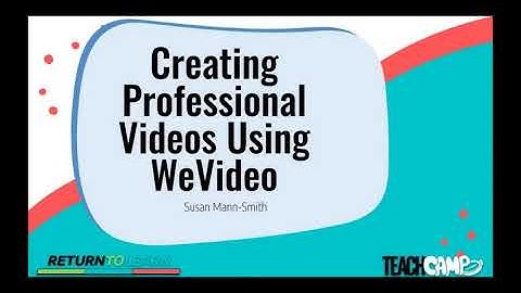 WeVideo Tutorial Part 1