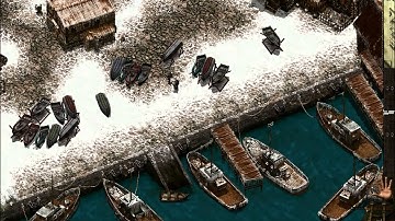 코만도스 - 사선에서 (Commandos : Behind Enemy Lines, BEL) Mission 7 - Chase of the Wolves [무자막]