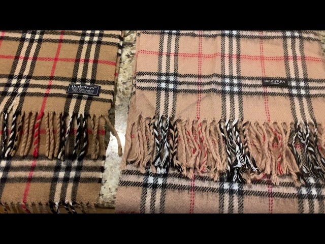 Burberry Scarf: Fake vs Real & How to Avoid Getting Scammed – Between Naps  on the Porch