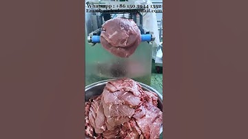 Commercial meat slicers can be used in food processing plants #meat #slicing #machine