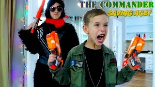 the commander 4 saving ace shk nerf action movie