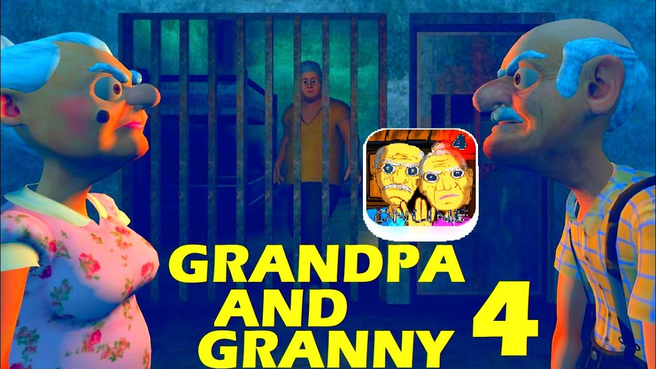 GRANNY & GRANDPA 4 ONLINE Horror Game Full Gameplay Android 