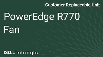 How to replace the fan cage on a PowerEdge R770