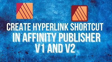 Adding Shortcut Keys To Hyperlink Documents In Affinity Publisher V1 and V2 | Digital Planners