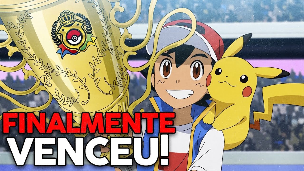 Ash Ketchum vence Liga Pokémon e se torna mestre Pokémon - Drops