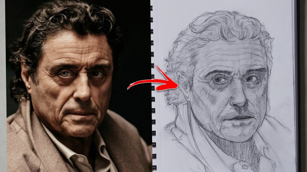 easy to draw portraits using Loomis method , make a sketch step by step ...