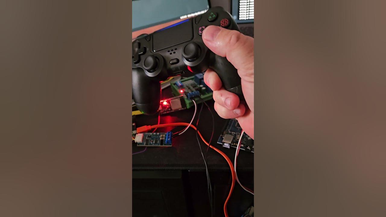 Arduino ps4 controller with 16 channel rs485 relay modbus rtu youtube