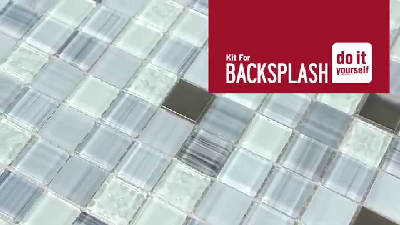 DIY Backsplash Kit Blue Moon - Unpacking - YouTube - DIY Backsplash Kit Blue Moon - Unpacking - YouTube