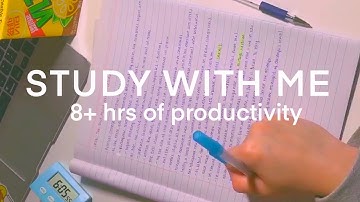 📖STUDY WITH ME⌛️|| an 8hr+ note taking timelapse video