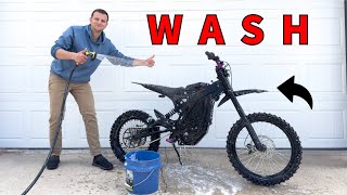 How To Wash Your E-Moto // E-Ride Pro, Talaria, Surron