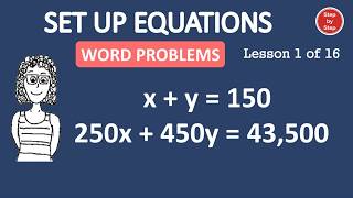 How to Build Simultaneous Equations from Word Problems 📝 | Algebra Skills