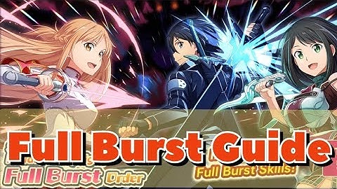 SAOIF All You Need To Know About Full Burst Skill (Sub Indonesia)