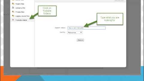 How to put youtube videos in your Moodle wiki