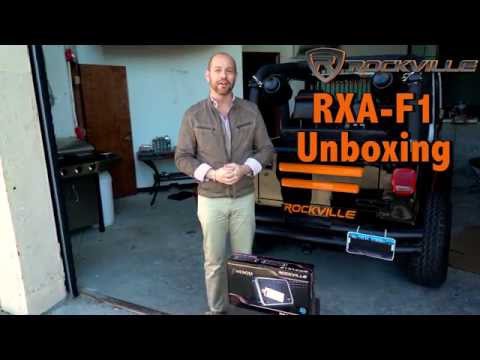 Unboxing ROCKVILLE RXA-F1 1600 WATT PEAK/800W RMS 4 CHANNEL 