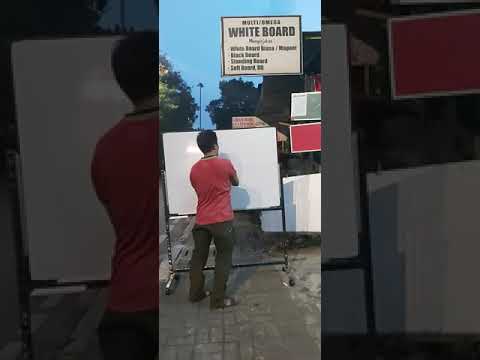 membuat sendiri papan tulis white board lebih hemat,... bagaimana caranya,.. tonton yu,.... 