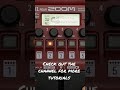 How To Swap Two Patches Around - ZOOM B1 FOUR