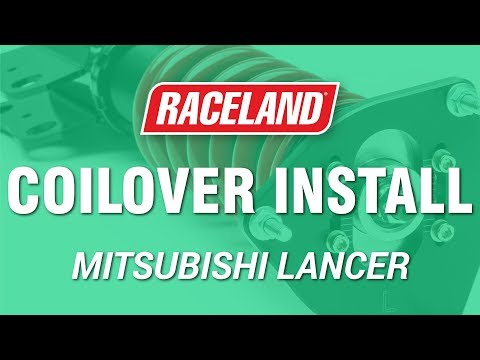How To Install Raceland Mitsubishi Lancer Coilovers (1998-2003)