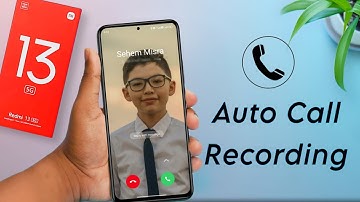 How to Call Record on Redmi 13 5G | Redmi 13 me Auto Call Recording Kaise Kare
