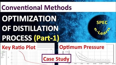 Optimization of Distillation Process Part 1 - Conventional Methods At Design Stage