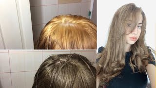 Bebek Sarısı Saçlar | Palette 7.1 Küllü Kumral | Evde Saç Boyama Resimi