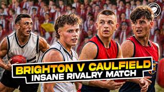 This PRIVATE SCHOOL rivalry was HUGE! Brighton Grammar v Caulfield | Full Game