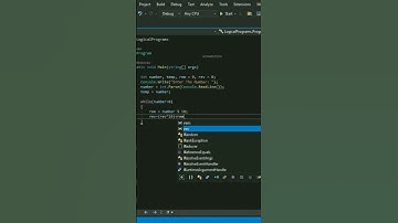 Reverse the Given Number Program in C#