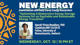 Optimizing Collaborative Energy Storage Systems, with Ogechi Vivian Nwadiaru, UMass Amherst by Irving Institute 73 views 1 year ago 44 minutes