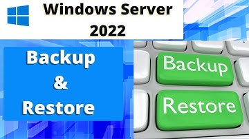 windows server backup 2022-AD Forest Recovery - Backing up a full server