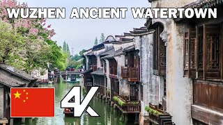 TONGXIANG, ZHEJIANG | Wuzhen Ancient Watertown Walking Tour | 4K | April 8th 2023