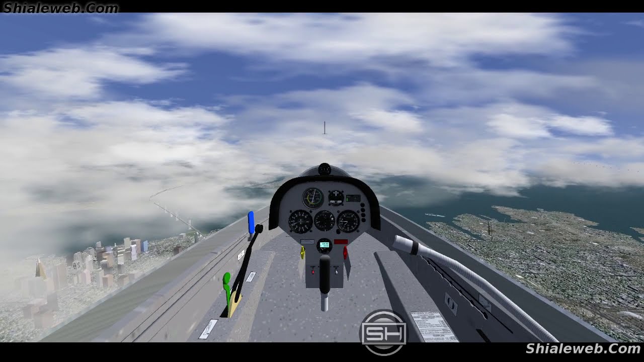 Rolladen Schneider LS4a Glider Planeador Flightgear Simulador De Vuelo