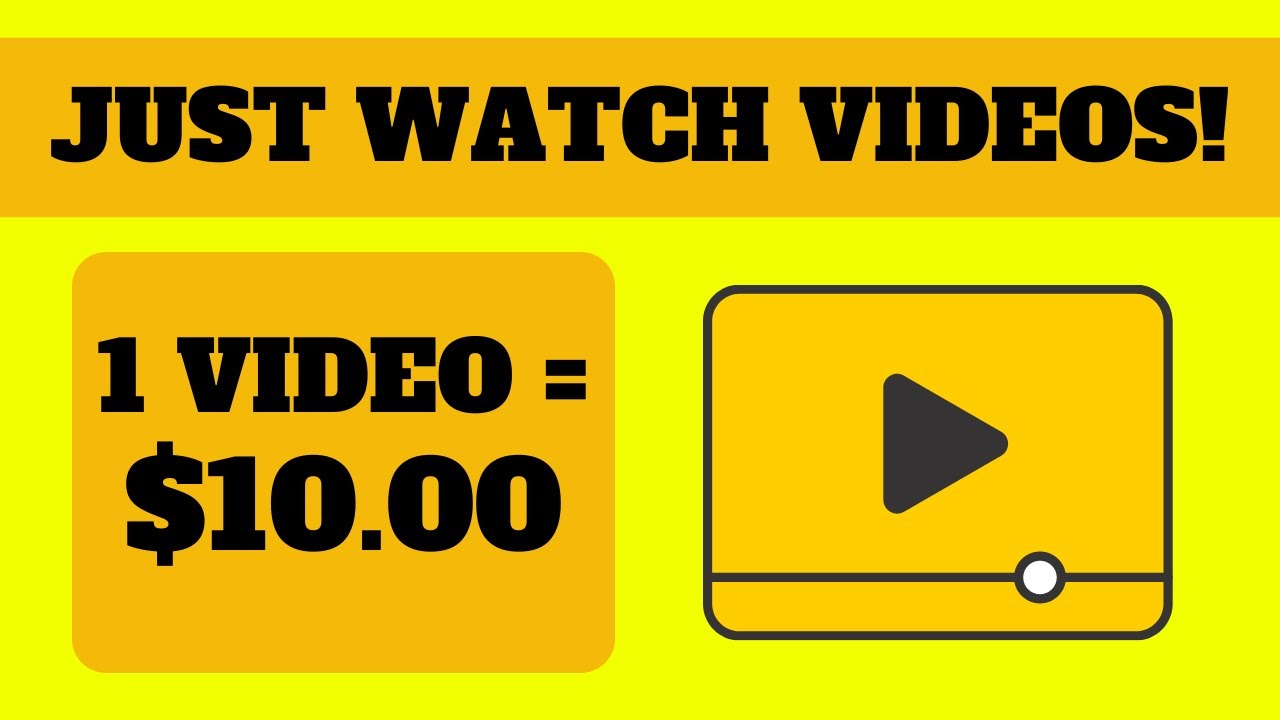 How To Make Money Watching Videos *1 Video = $10.00* (Make Money Online)