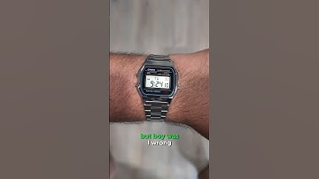 Casio A158 - I was wrong about this watch! #watch #watches #vintage