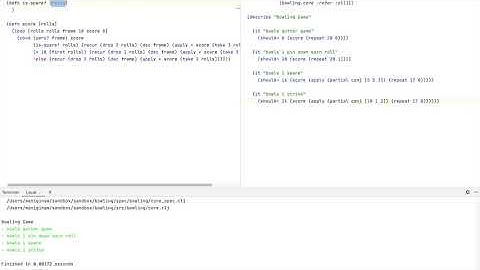 Bowling Kata in Clojure by Gina Martiny