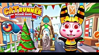 Cat Runner: Decorate Home Game | Tom Gold Run game | Subway Cat Run game | Cat Run Android Gameplay screenshot 4