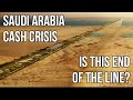 Saudi arabia cash crisis neom development  the line look doomed as oil revenue crashes  gdp falls