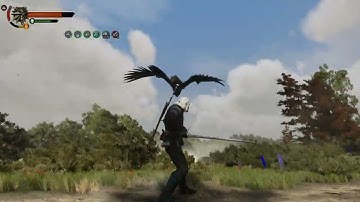 The Witcher 3 Enhanced Edition Redux Griffin fight