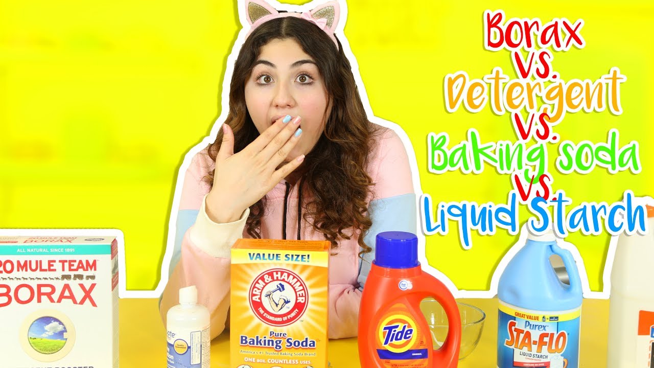 What Makes The Best Slime Borax Liquid Starch Baking Soda Slime Activator Test Slimeatory 221