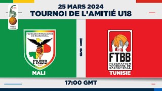 Mali vs. Tunisia I Tournoi international de l'Amitié U18 (Men) I @baskemali