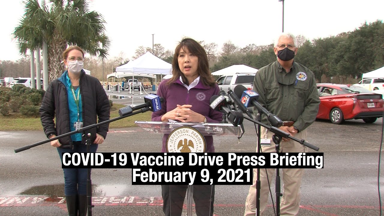 COVID-19 Vaccine Drive Press Briefing-February 9, 2021 - YouTube